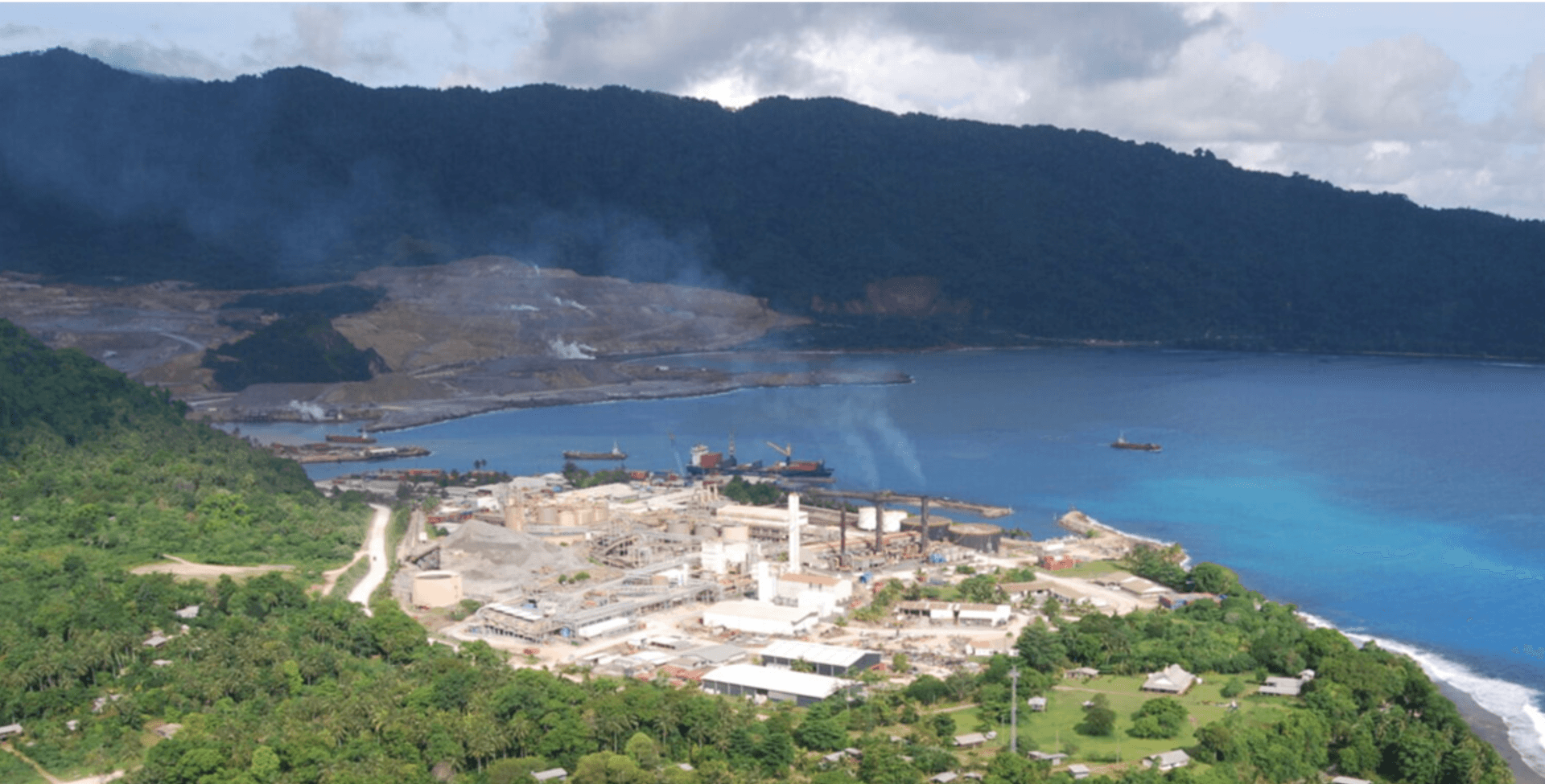 Lihir gold mine on Aniolam Island in Papua New Guinea’s New Ireland Province