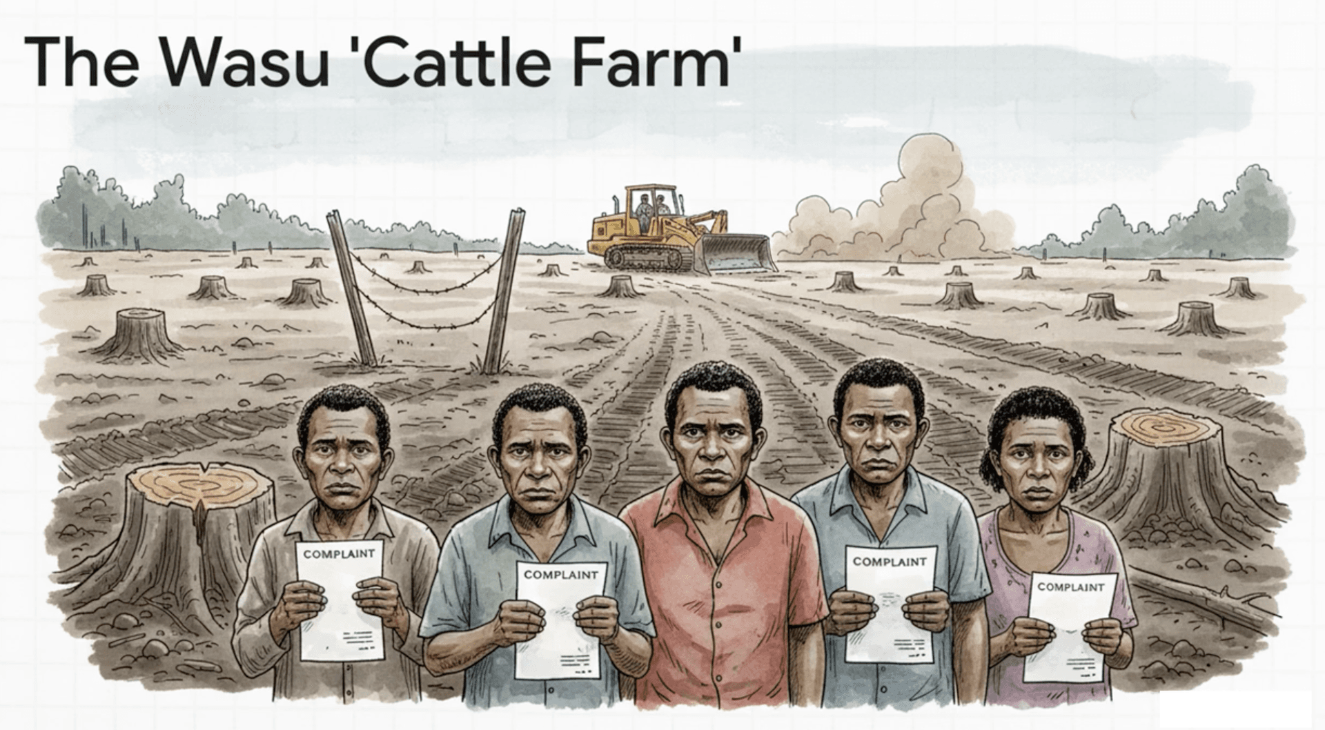 The Wasu FCA - forest has been cleared with no cattle farm established while resource owner complaints have been ignored