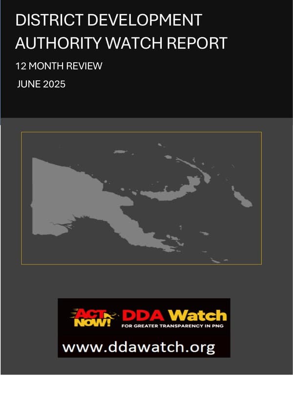 DDA Watch Report 2025