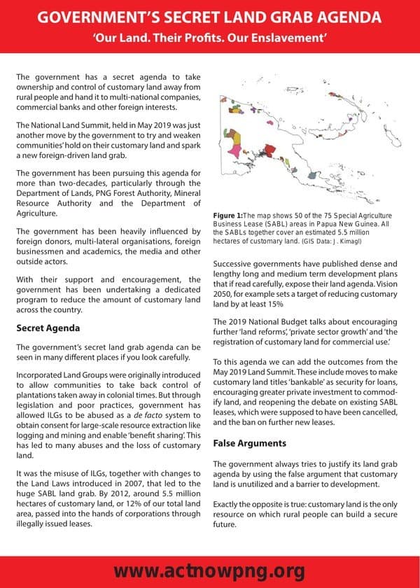 Government's Secret Land Grab Agenda