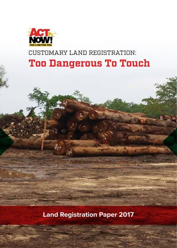 Land Registration: Too Dangerous To Touch