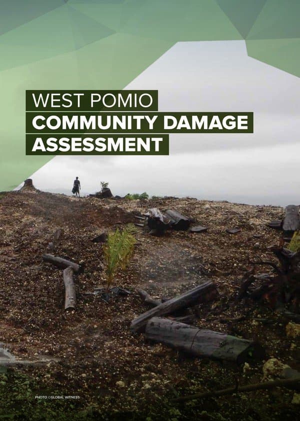 West Pomio Community Damage Assessment