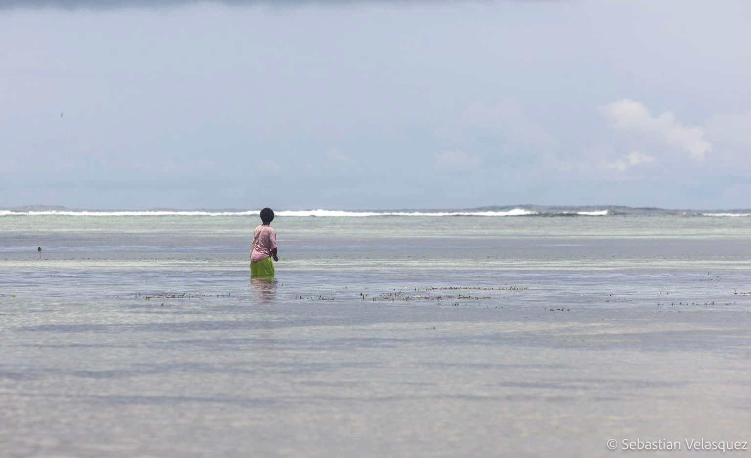 Coastal communities see the reefs and nearshore waters as gardens that sustain them. Image ©Sebastian Velasquez.