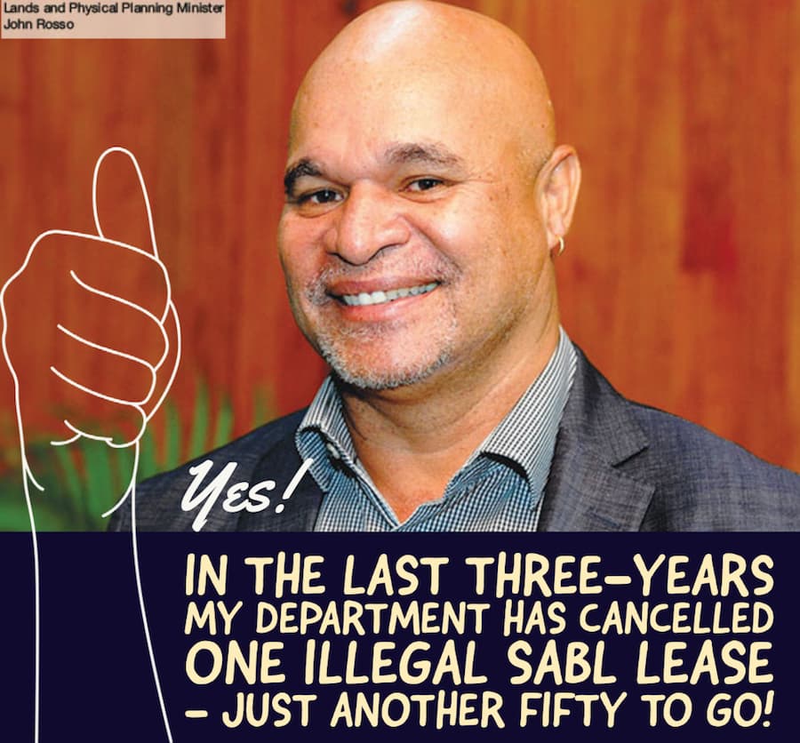 Government Has Failed Over Cancellation of Illegal SABL Leases