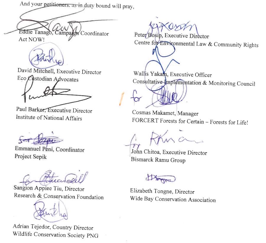 Civil Society Petitions Parliament to Stop Illegal Logging