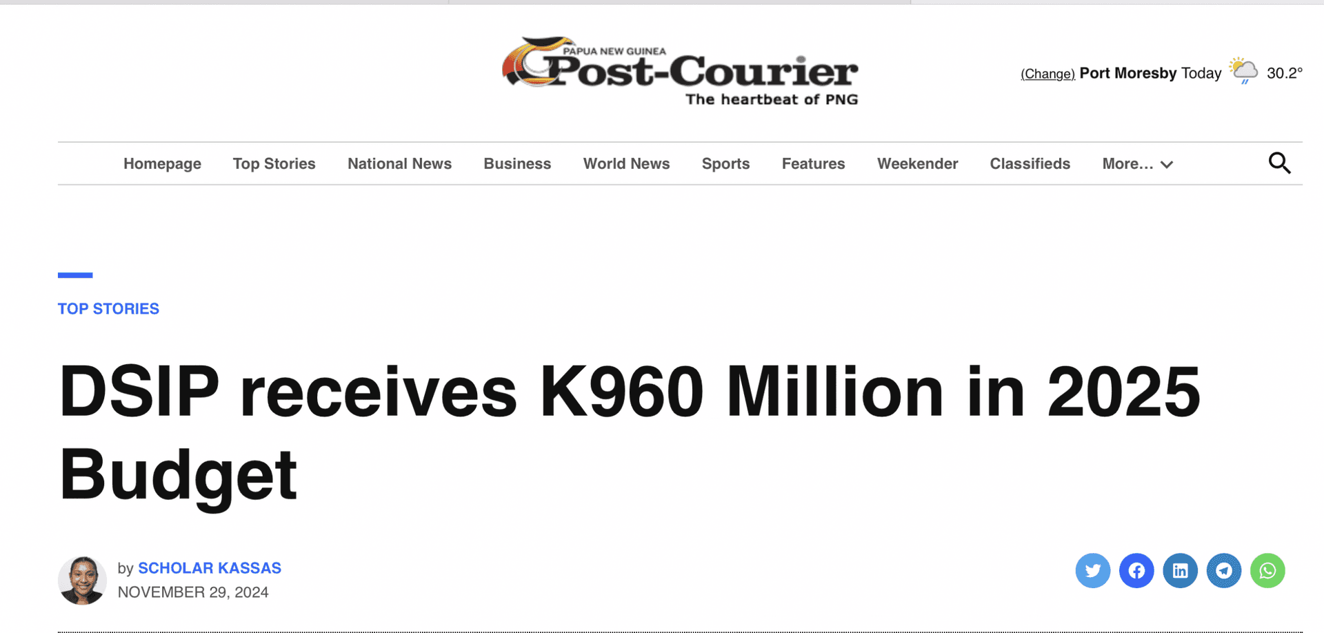 Increased DSIP for 2025 despite poor transparency and accountability by DDAs